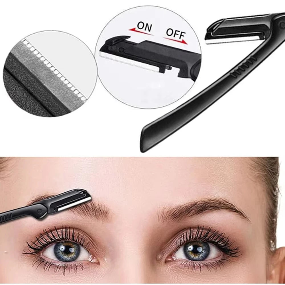 Augenbrauenrasierer mit Zubehör